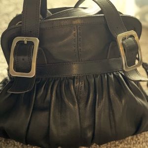 Cole Haan, 💯 leather bag, black with duster